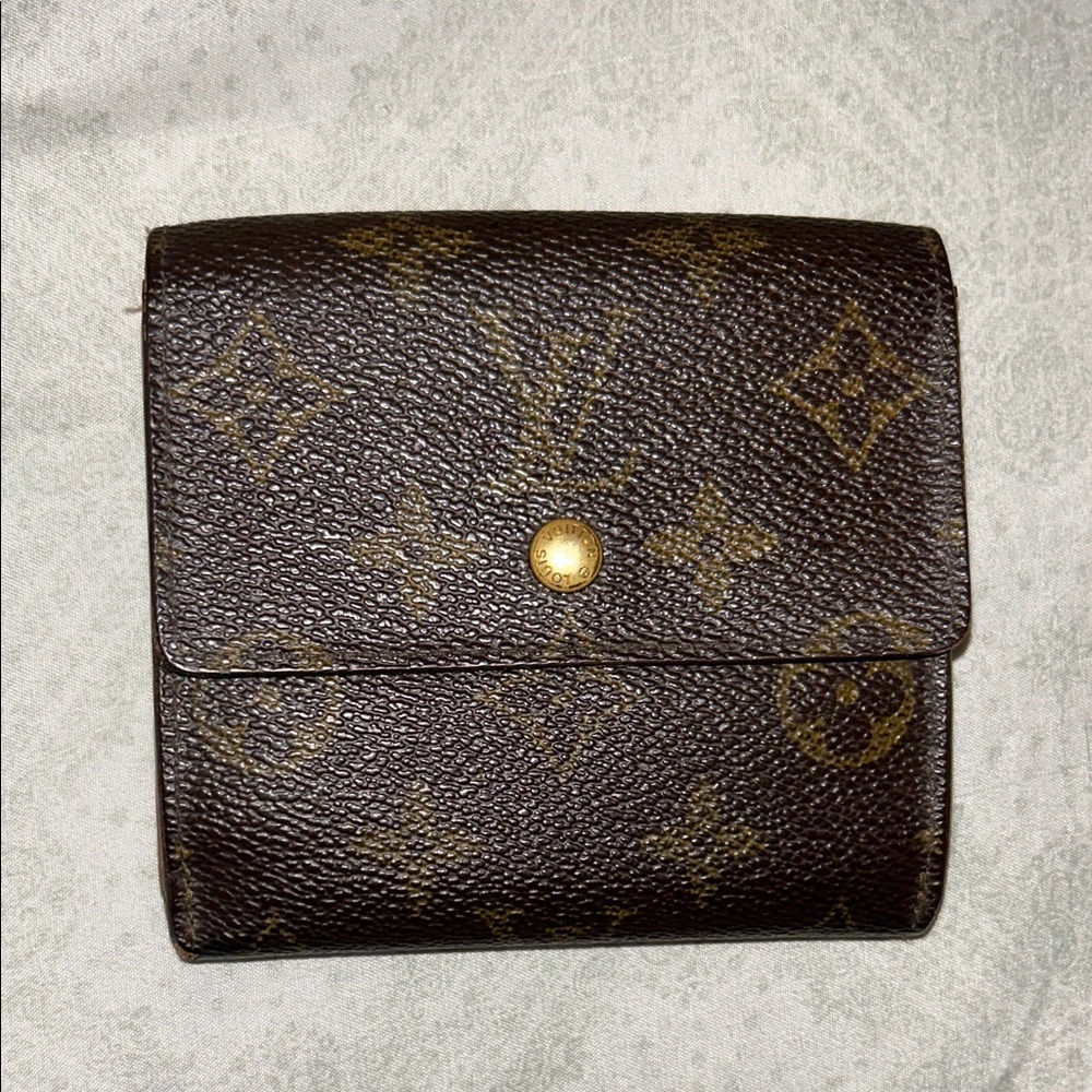 Louis Vuitton Brown Monogram Compact Wallet